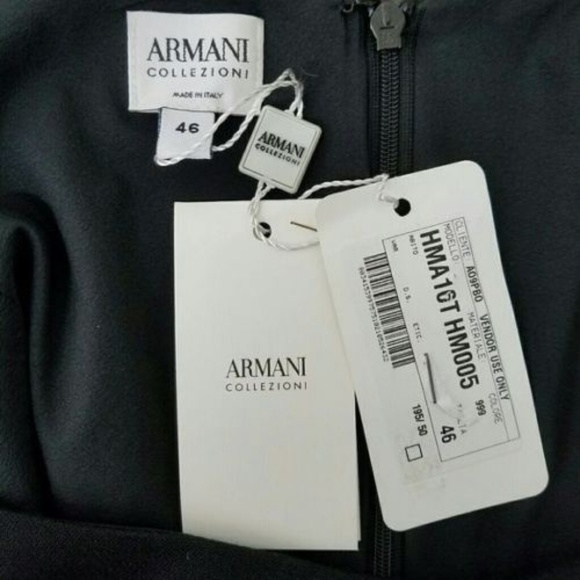 Armani Little Black Dress Size 46 NWT - Picture 5 of 5